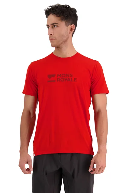 Mons Royal M Icon T-Shirt Retro Red,  XL Mens