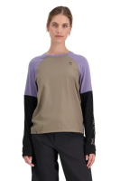Mons Royal W Tarn Merino Shift Wind Jersey Walnut / Black / Thistle,  L Womens
