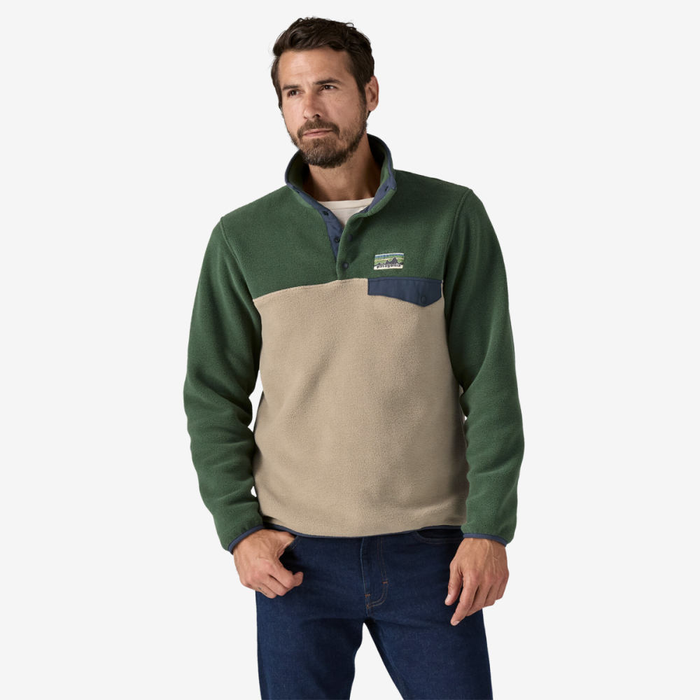 Patagonia M's LW Synch Snap-T P/O, Seabird Grey, M