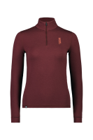 Mons Royal W Cascade 1/4 Zip Dark Chocolate