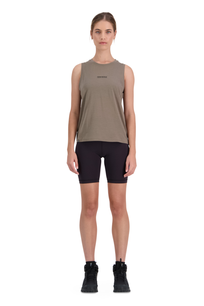 Mons Royal W Icon Relaxed Tank Walnut,  M Womens