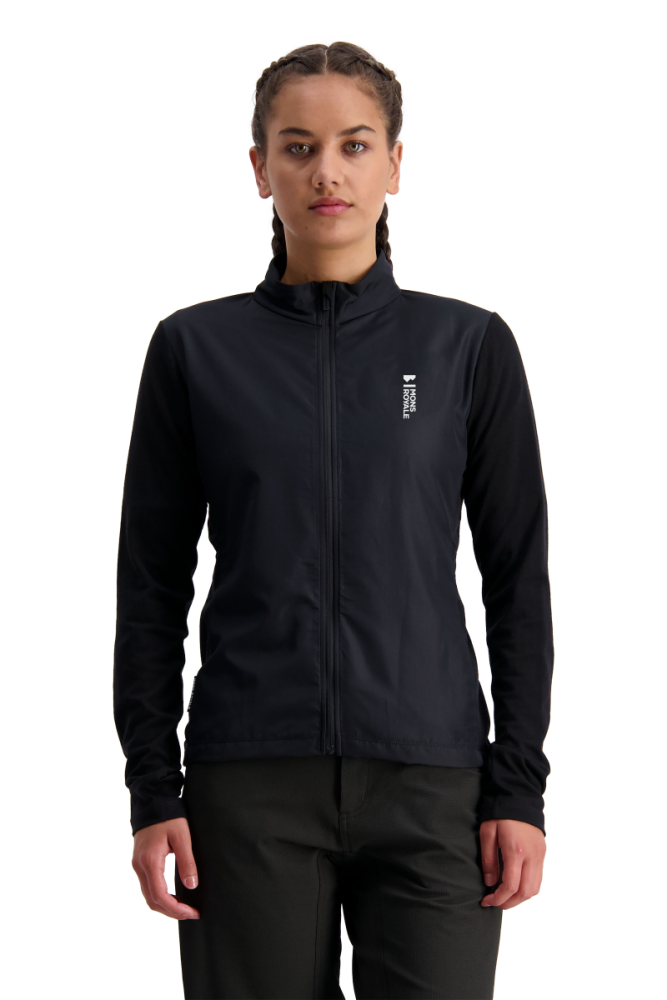 Mons Royal Redwood Wind Jersey Black,  XS Womens