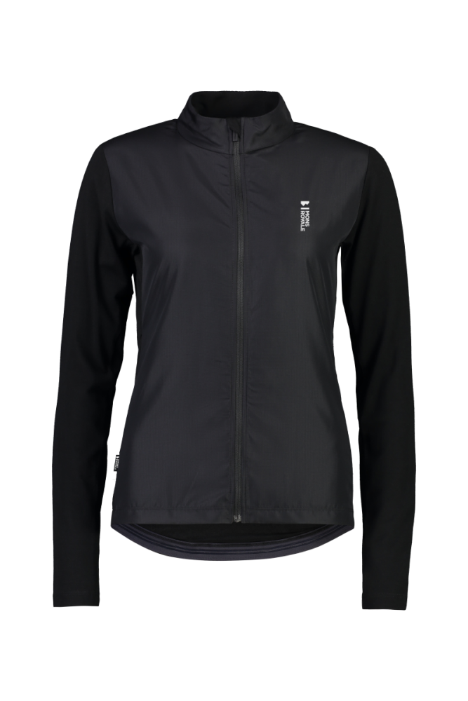 Mons Royal Redwood Wind Jersey Black,  XS Womens