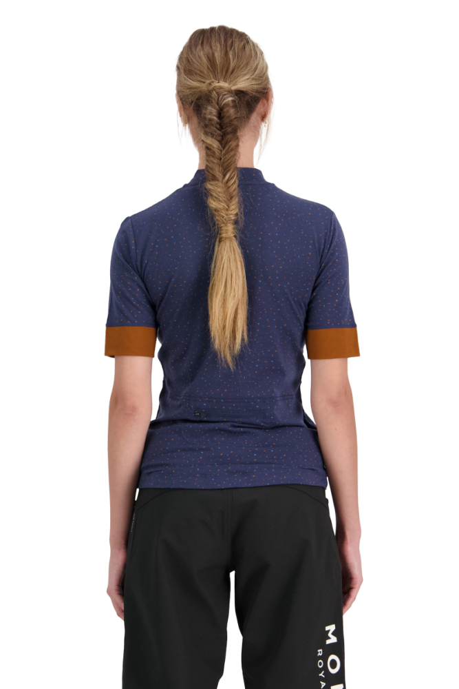 Mons Royal W Cadence Half Zip Midnight Terrazzo,  XL Womens