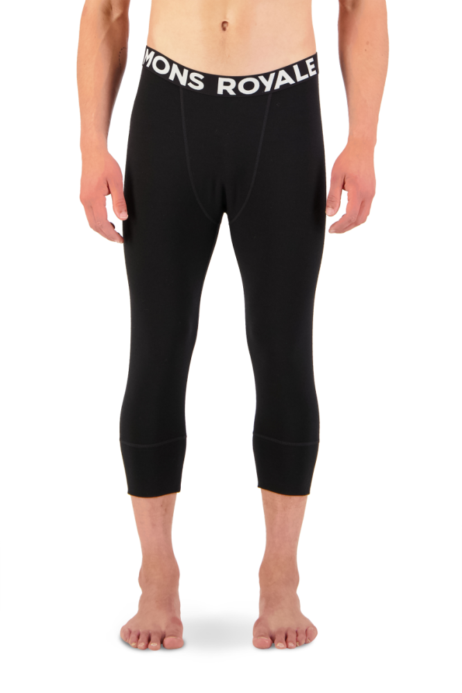 Mons Royal Cascade M Merino Flex 200 3/4 Legging Black