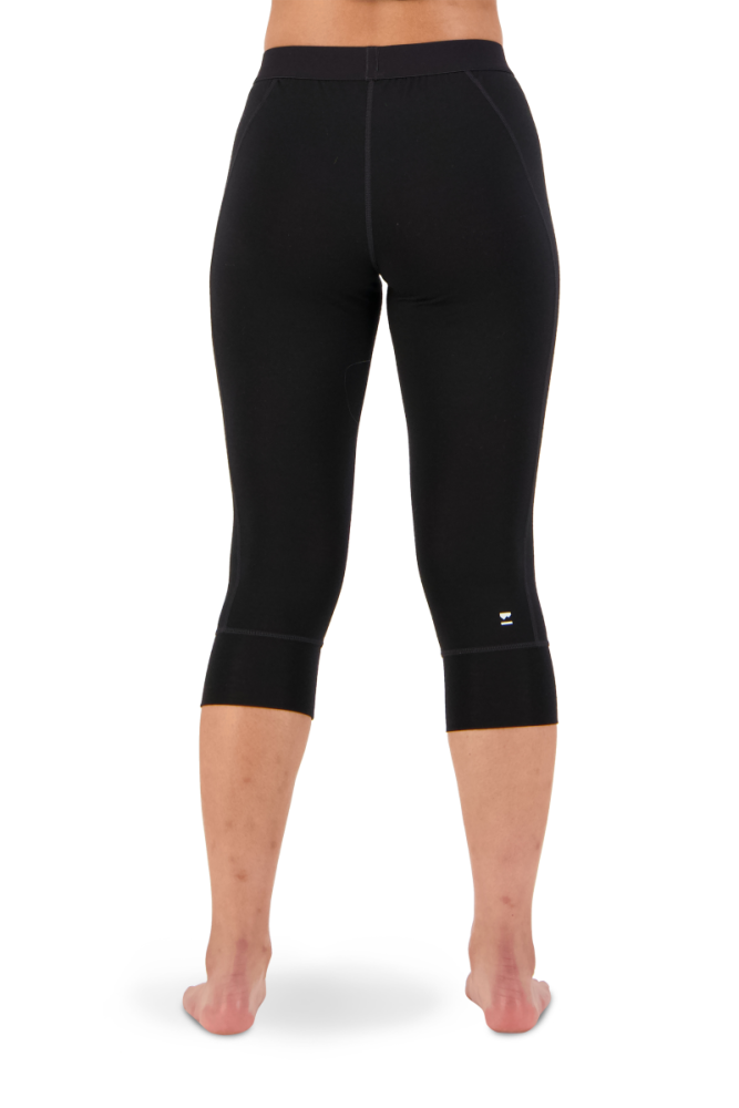 Mons Royal W Cascade Merino Flex 200 3/4 Legging Black,  L