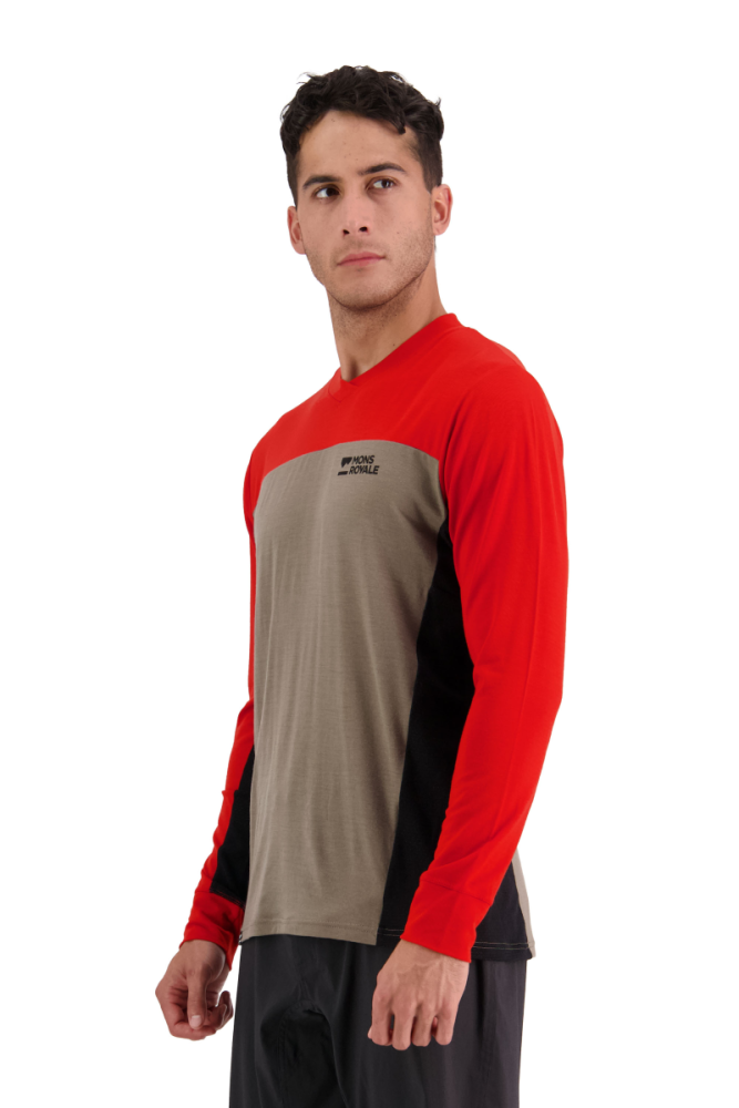 Mons Royal M Redwood Enduro VLS Retro Red / Black / Walnut,  XL Mens
