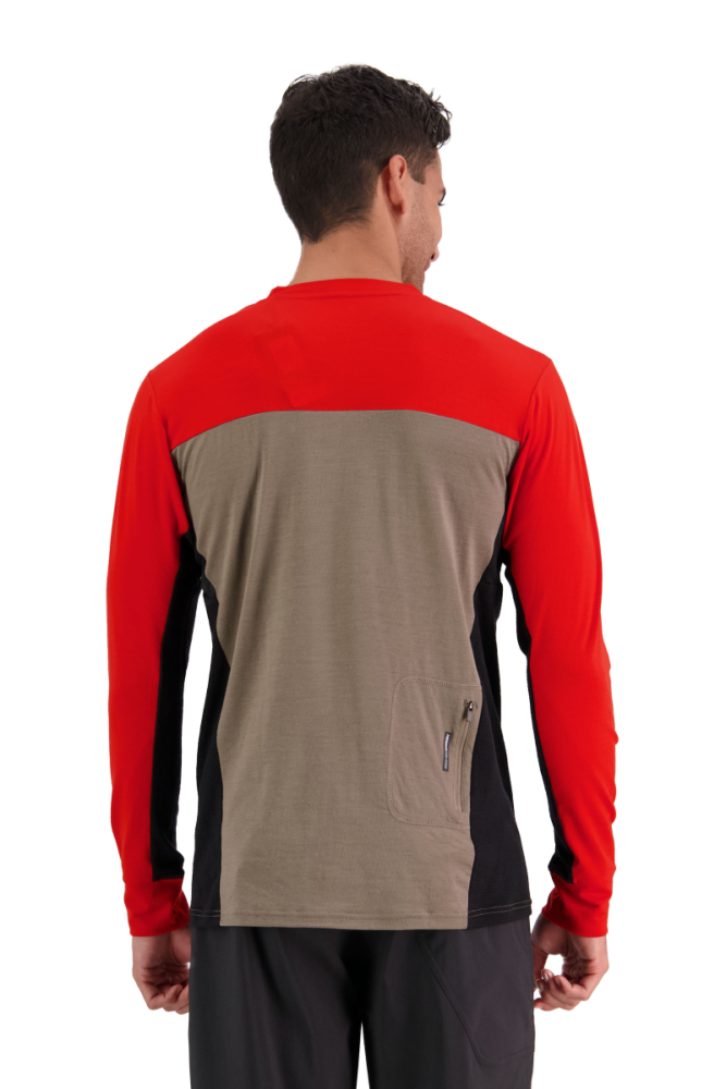 Mons Royal M Redwood Enduro VLS Retro Red / Black / Walnut,  XL Mens