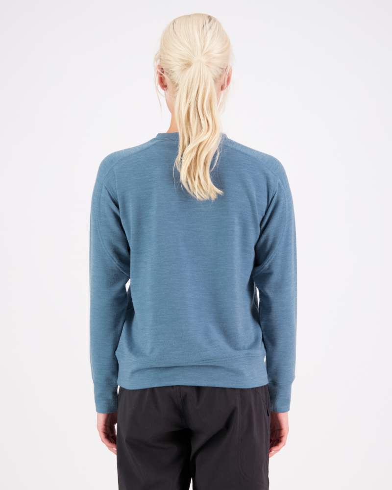 Mons Royale Covert Lite Crew, Smokey Blue, Grösse S