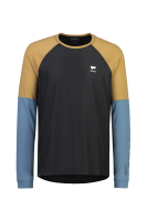 Mons Royal Tarn Merino Shift Wind Jersey Blue Slate / Black, L Mens