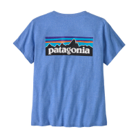 Patagonia W's P-6 Logo Responsibili-Tee, Abundant Blue, XS