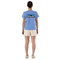 Patagonia W's P-6 Logo Responsibili-Tee, Abundant Blue, XS