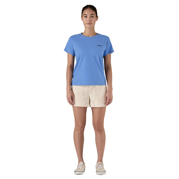 Patagonia W's P-6 Logo Responsibili-Tee, Abundant Blue, XS