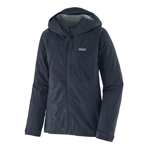 Patagonia W's Boulder Fork Rain Jkt, Smolder Blue, M