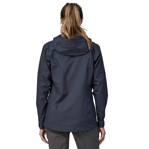 Patagonia W's Boulder Fork Rain Jkt, Smolder Blue, M